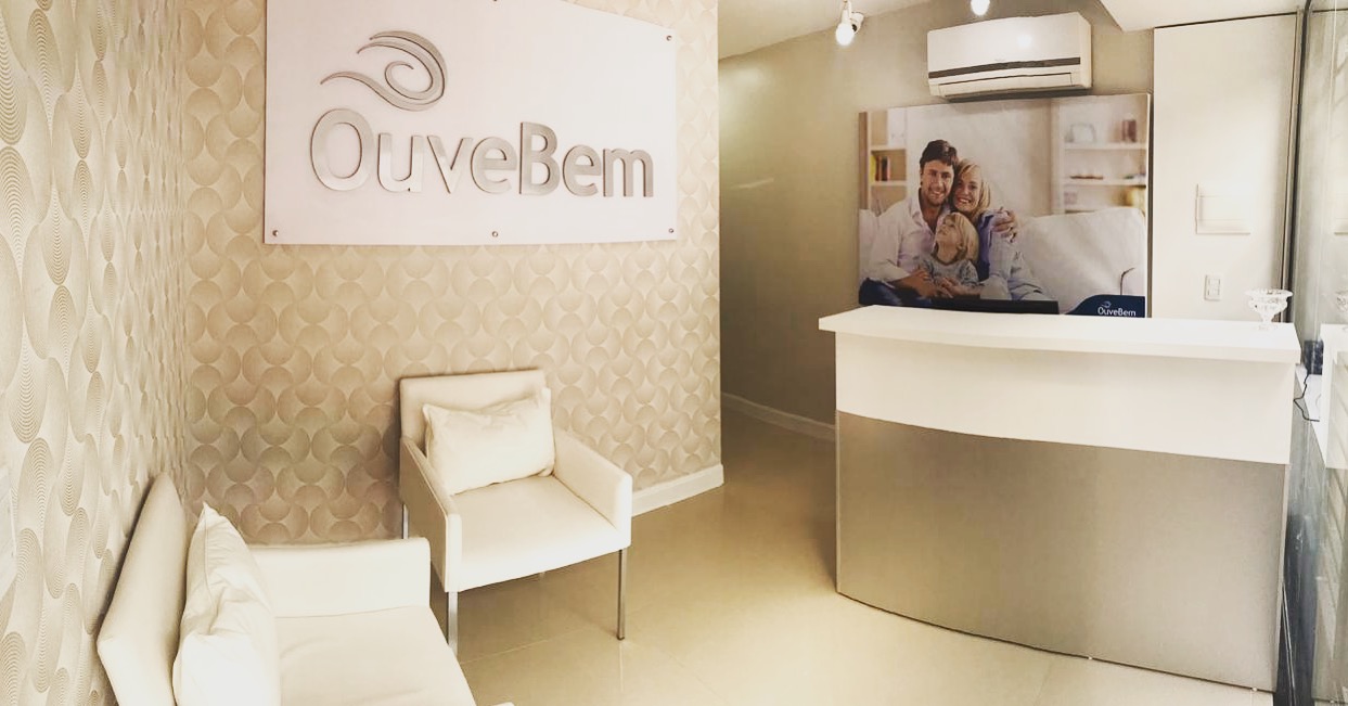 Recepção OuveBem · projeto corporativo